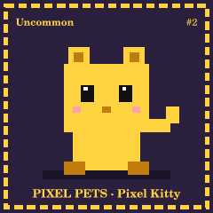Pixel Kitty card